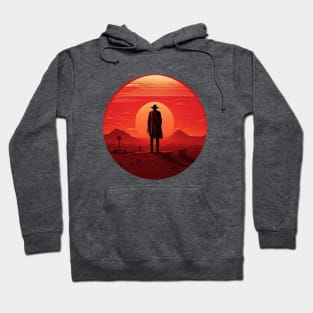 Sci-fi Gunfighter Sunset Hoodie